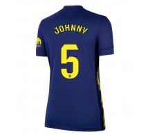 Atletico Madrid Johnny Cardoso #5 Koszulka Wyjazdowa damskie 2025-26 Krótki Rękaw